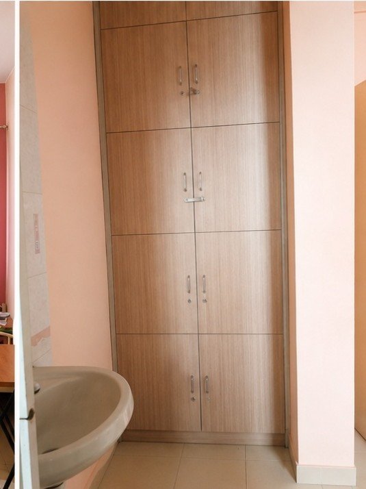 Girls Hostel Wardrobe and Storage